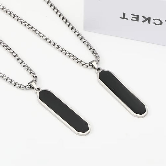 Silver-Plated Simple Pendant Necklace – Effortless Elegance for Every Occasion