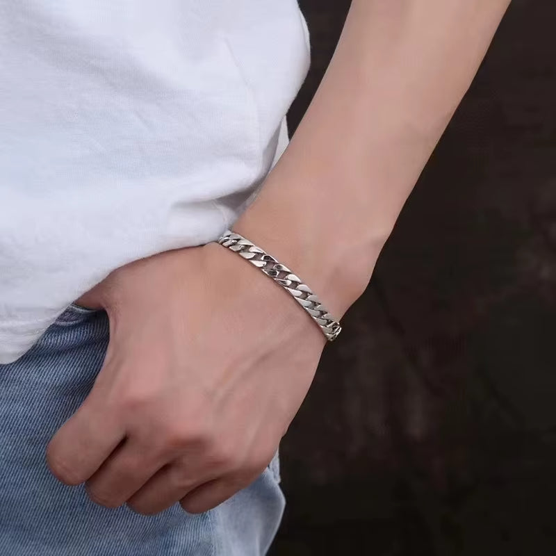 Cuban Link Chain Bracelet for Men