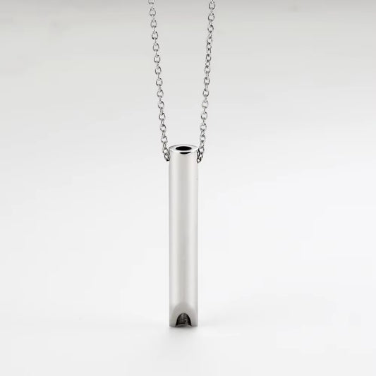 Stainless Steel Clavicle Chain Necklace – Stress Relief Magnetic Design