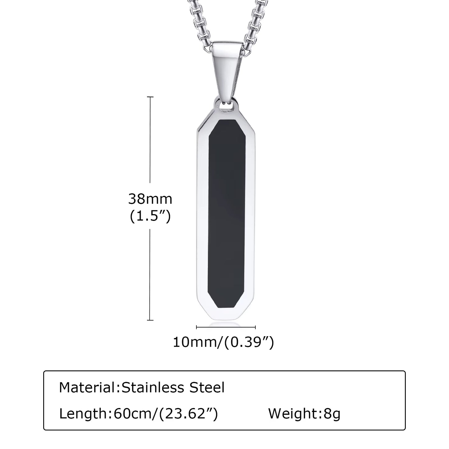 Silver-Plated Simple Pendant Necklace – Effortless Elegance for Every Occasion